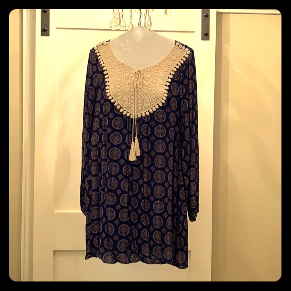 Medallion patterned dress